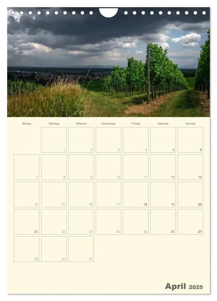 Bild: 9783457087763 | Unterwegs im Elsass - Terminplaner (Wandkalender 2025 DIN A4 hoch),...