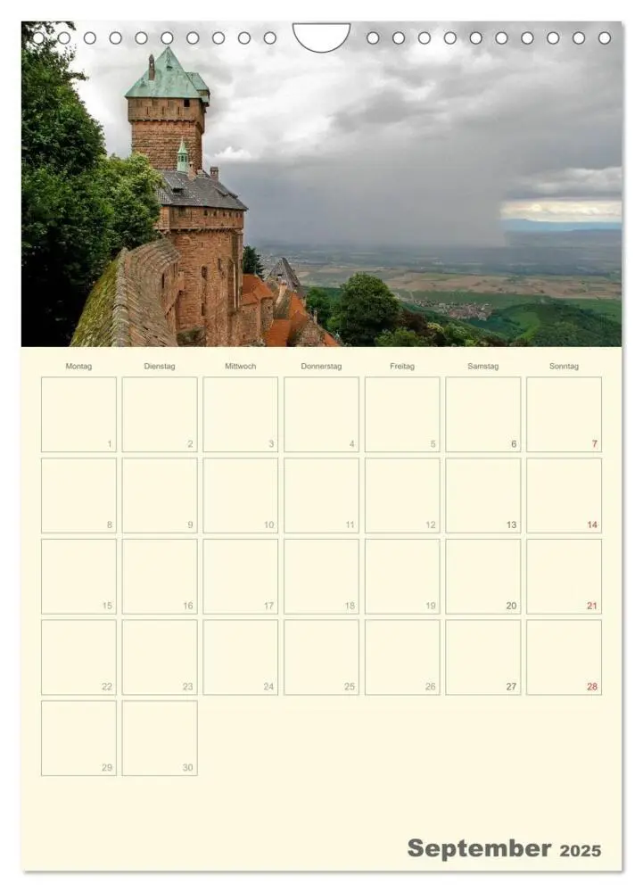 Bild: 9783457087763 | Unterwegs im Elsass - Terminplaner (Wandkalender 2025 DIN A4 hoch),...