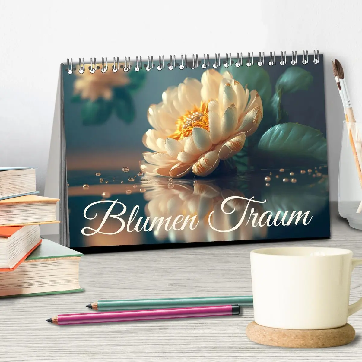Bild: 9783457537763 | Blumen Traum (Tischkalender 2026 DIN A5 quer), CALVENDO Monatskalender