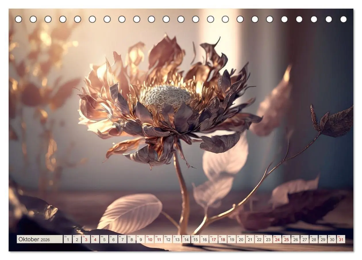 Bild: 9783457537763 | Blumen Traum (Tischkalender 2026 DIN A5 quer), CALVENDO Monatskalender