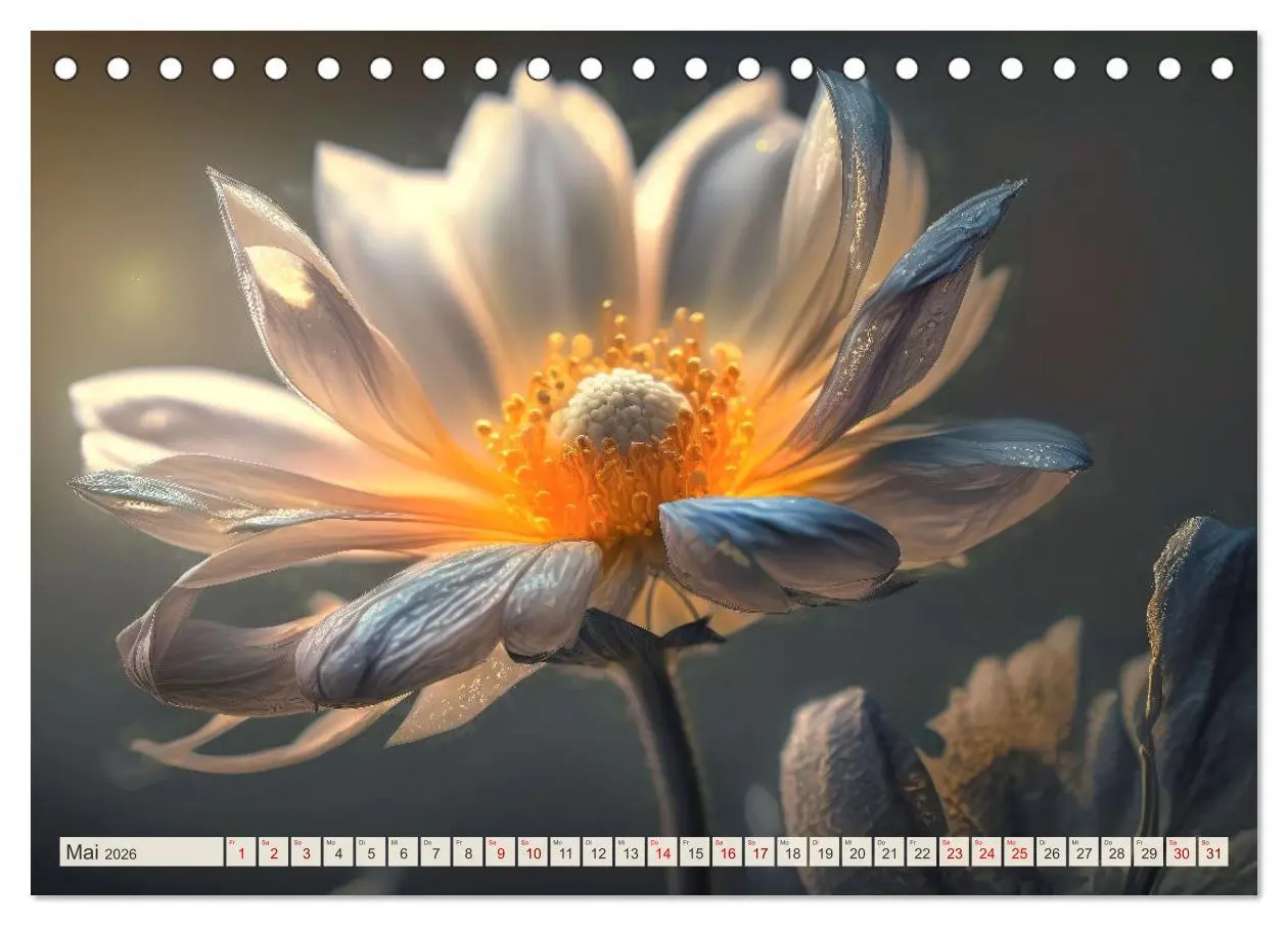 Bild: 9783457537763 | Blumen Traum (Tischkalender 2026 DIN A5 quer), CALVENDO Monatskalender
