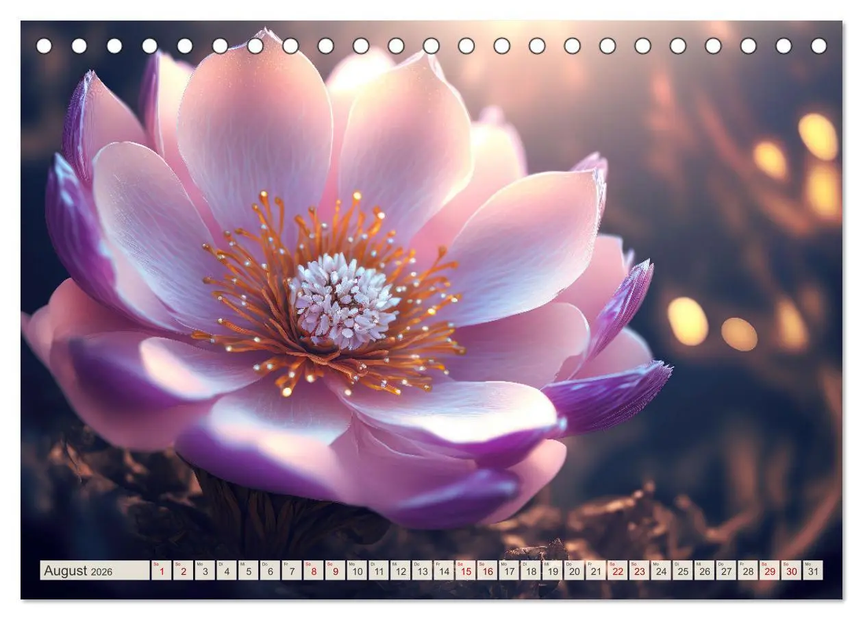 Bild: 9783457537763 | Blumen Traum (Tischkalender 2026 DIN A5 quer), CALVENDO Monatskalender