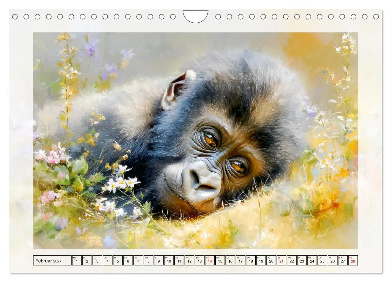 Bild: 9783516797763 | Gorillas. Wilde Kinderstube im Dschungel (Wandkalender 2027 DIN A4...