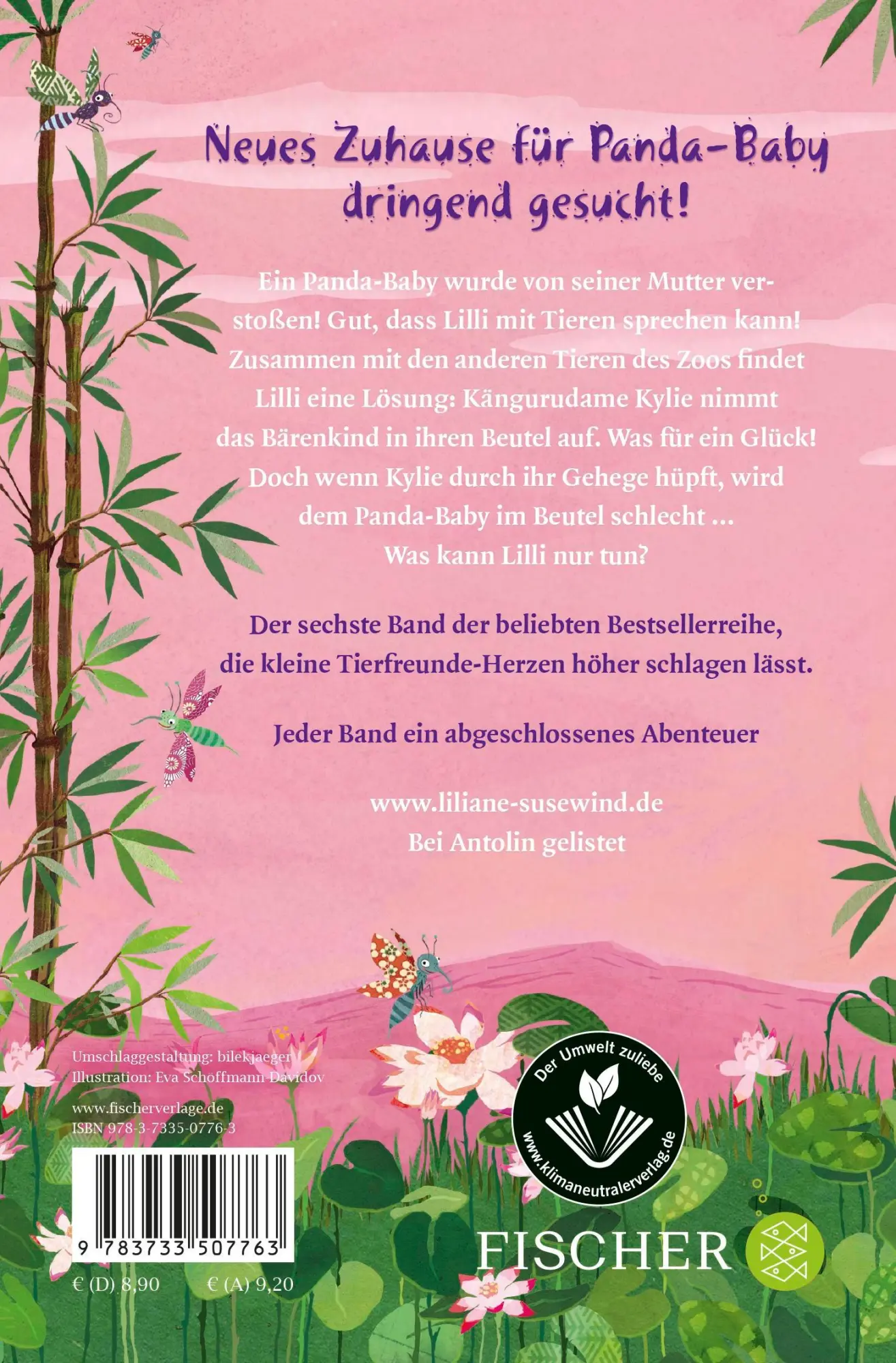 Rückseite: 9783733507763 | Liliane Susewind - Ein Panda ist kein Känguru | Tanya Stewner | Buch