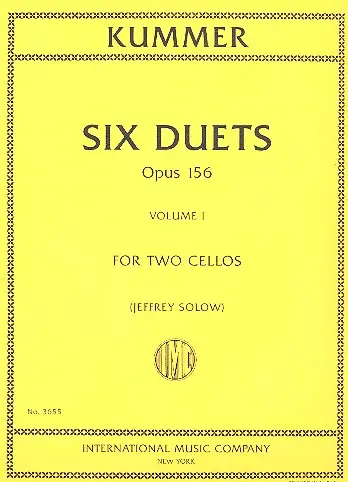 Cover: 9790220427763 | Six Duets Opus 156 Vol. 1 | Friedrich August Kummer | Buch