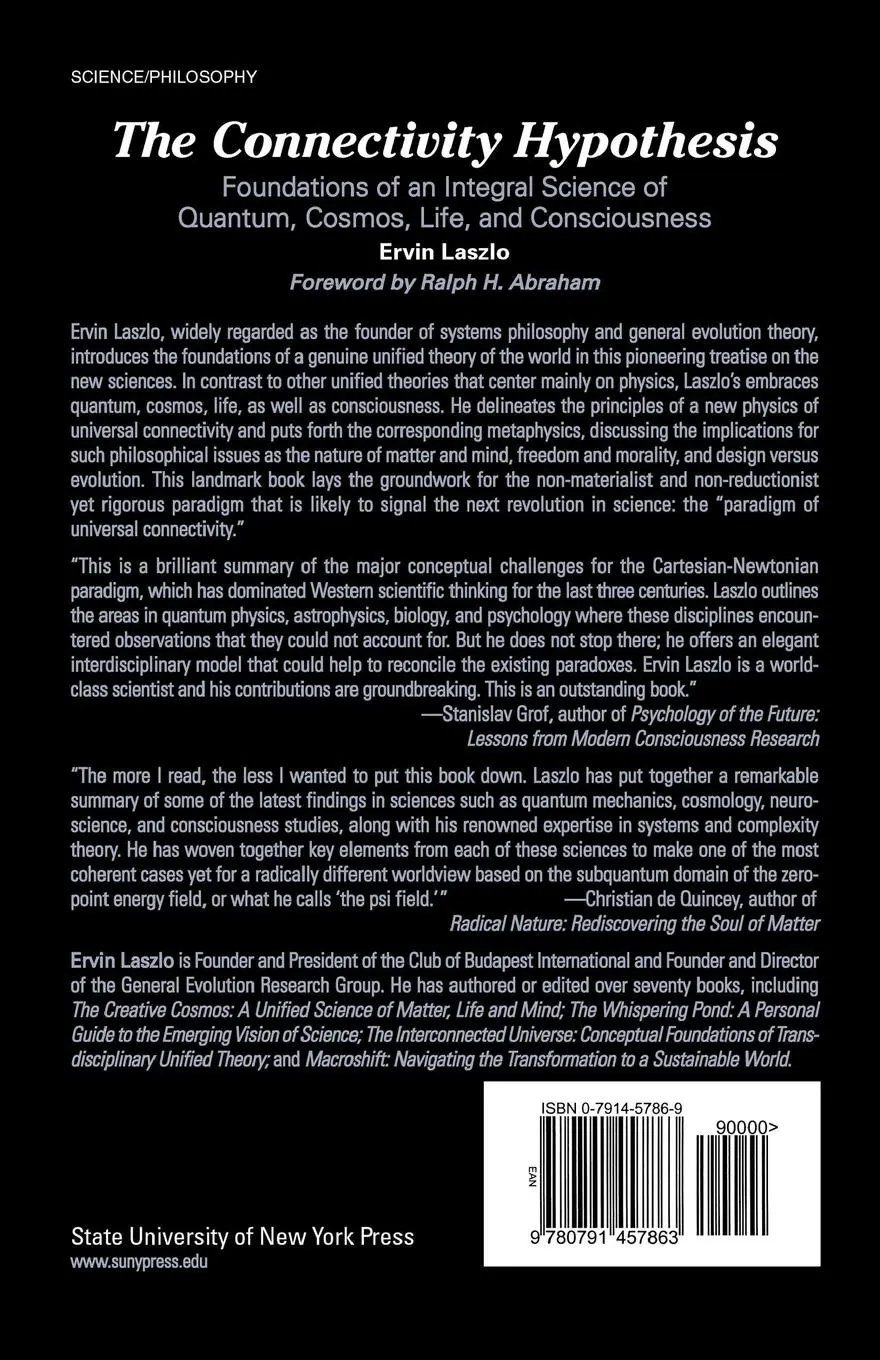 Rückseite: 9780791457863 | The Connectivity Hypothesis | Ervin Laszlo | Taschenbuch | Englisch