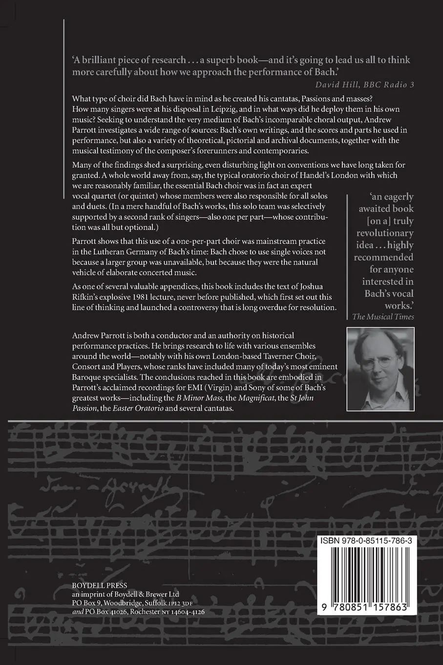 Rückseite: 9780851157863 | The Essential Bach Choir | Andrew Parrott | Taschenbuch | Englisch