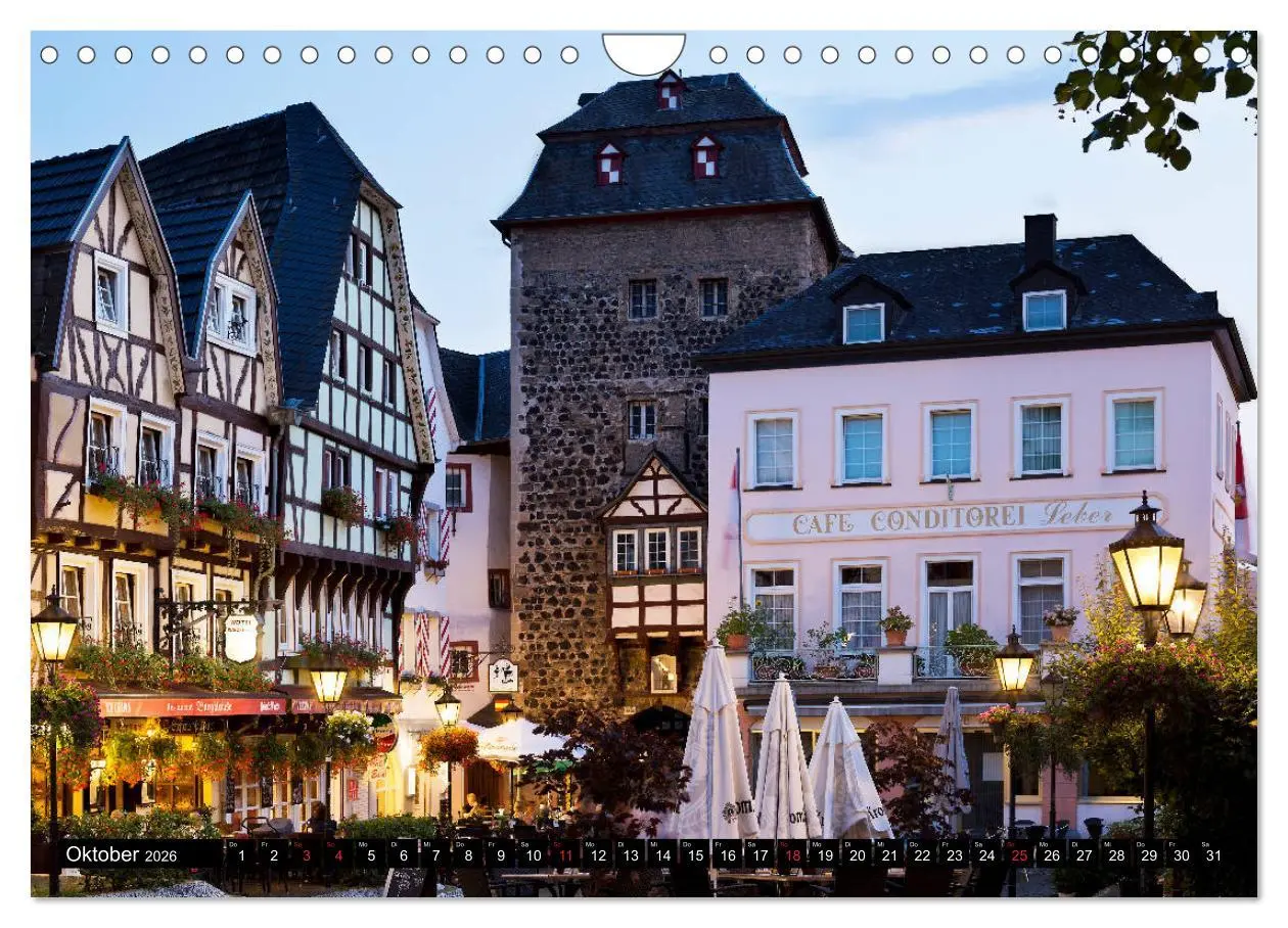 Bild: 9783457837863 | LINZ AM RHEIN (Wandkalender 2026 DIN A4 quer), CALVENDO Monatskalender