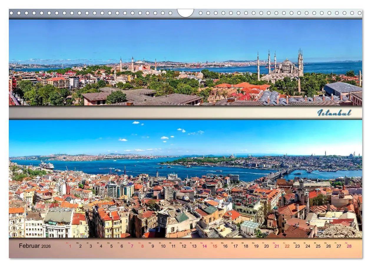 Bild: 9783457907863 | Städte der Welt, Panoramen (Wandkalender 2026 DIN A3 quer),...