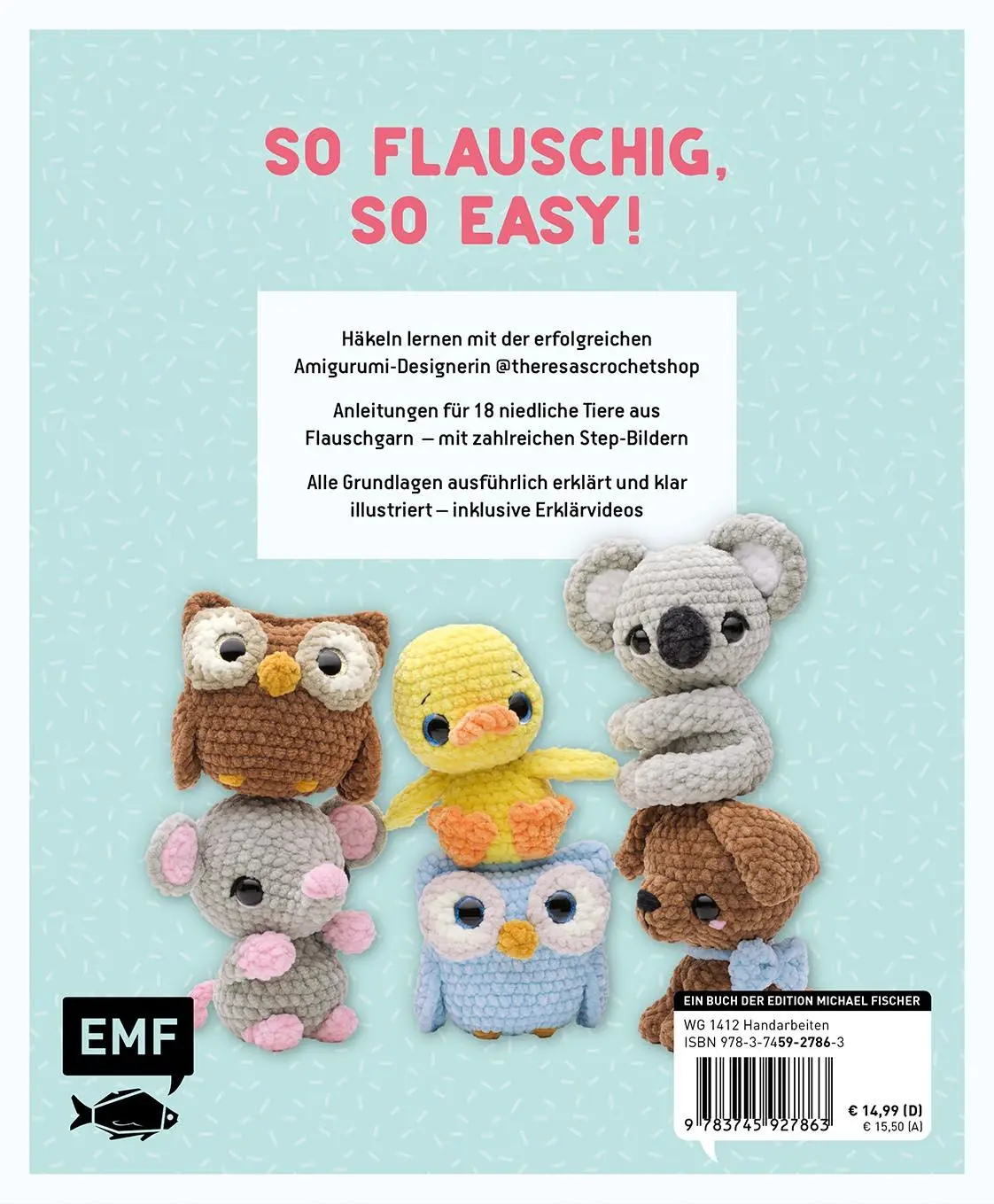 Rückseite: 9783745927863 | Flauschige Amigurumi-Häkelschule | Theresa Kicher | Taschenbuch | 2025
