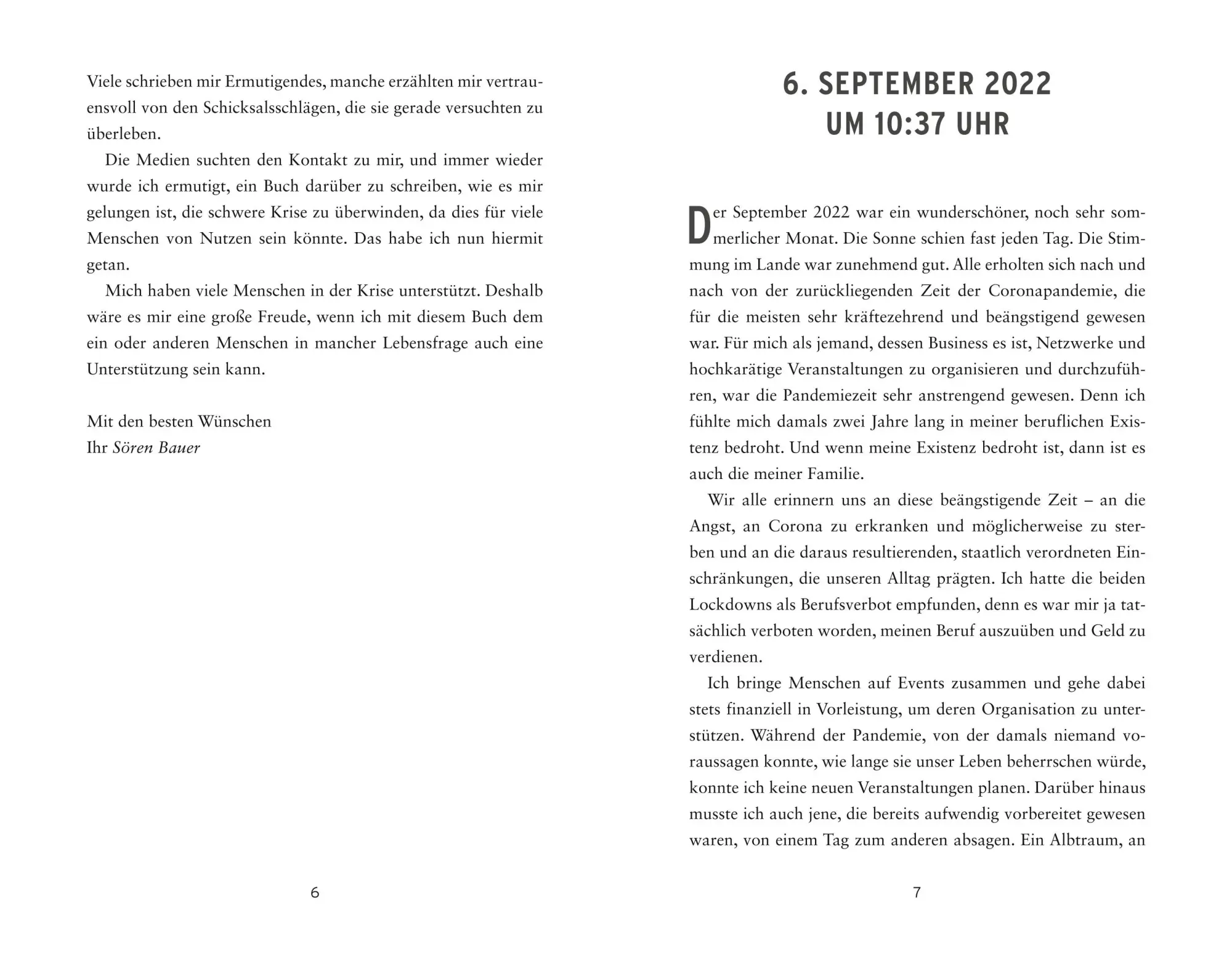 Bild: 9783833897863 | Sören und ich | Sören Bauer | Taschenbuch | 240 S. | Deutsch | 2025