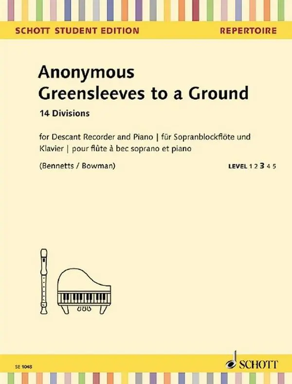 Cover: 9790001177863 | Greensleeves To A Ground | 14 Divisions | Anonymus | Buch | 2018