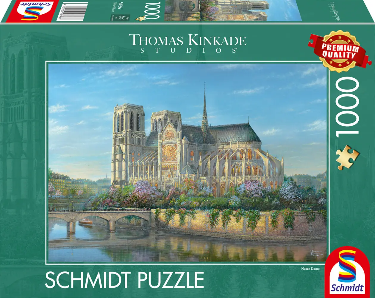 Cover: 4001504587963 | Notre Dame | Puzzles Thomas Kinkade 1.000 Teile | Spiel | Schachtel