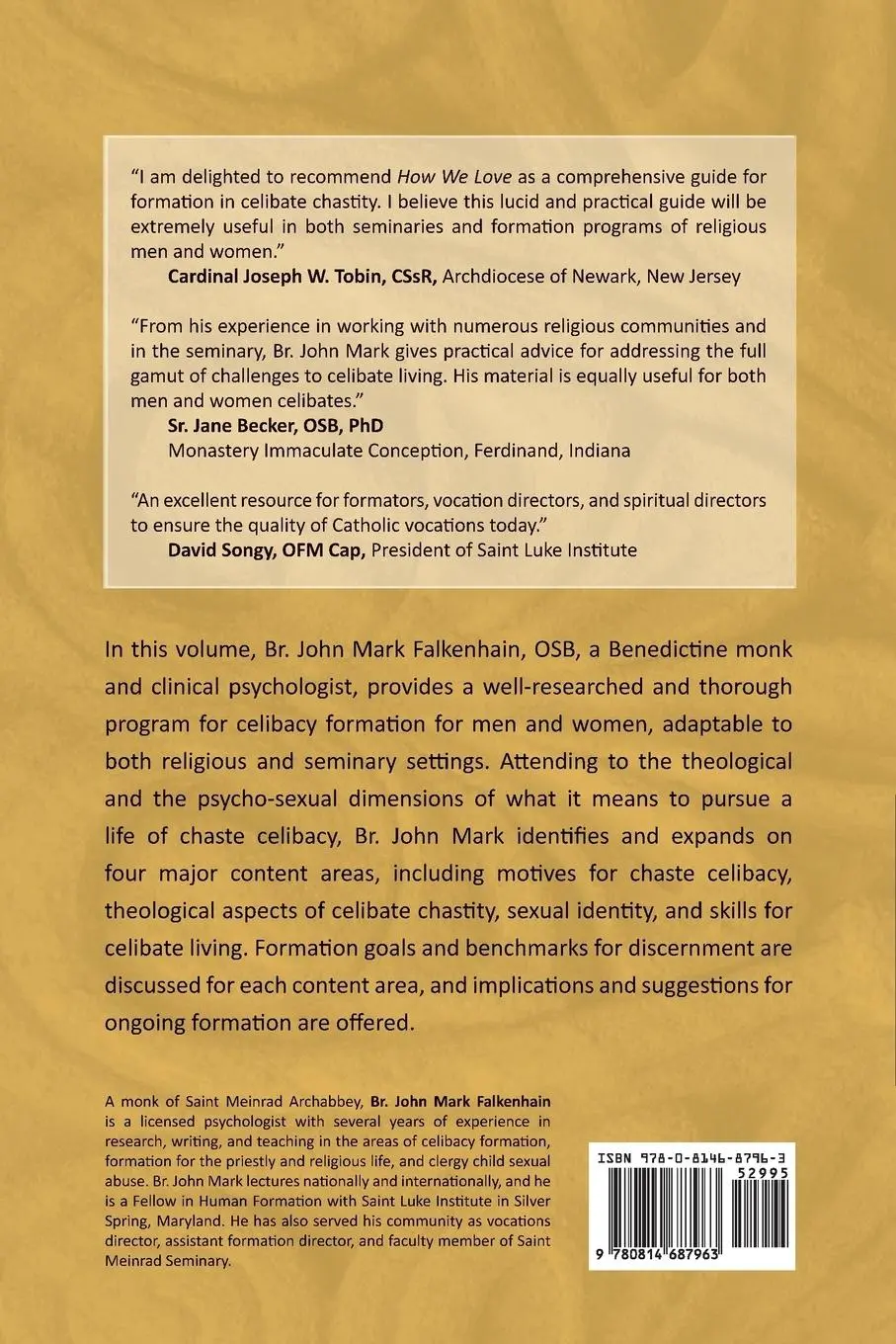 Rückseite: 9780814687963 | How We Love | A Formation for the Celibate Life | John Mark Falkenhain