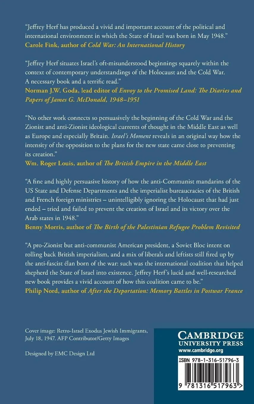 Rückseite: 9781316517963 | Israel's Moment | Jeffrey Herf | Buch | Englisch | 2022
