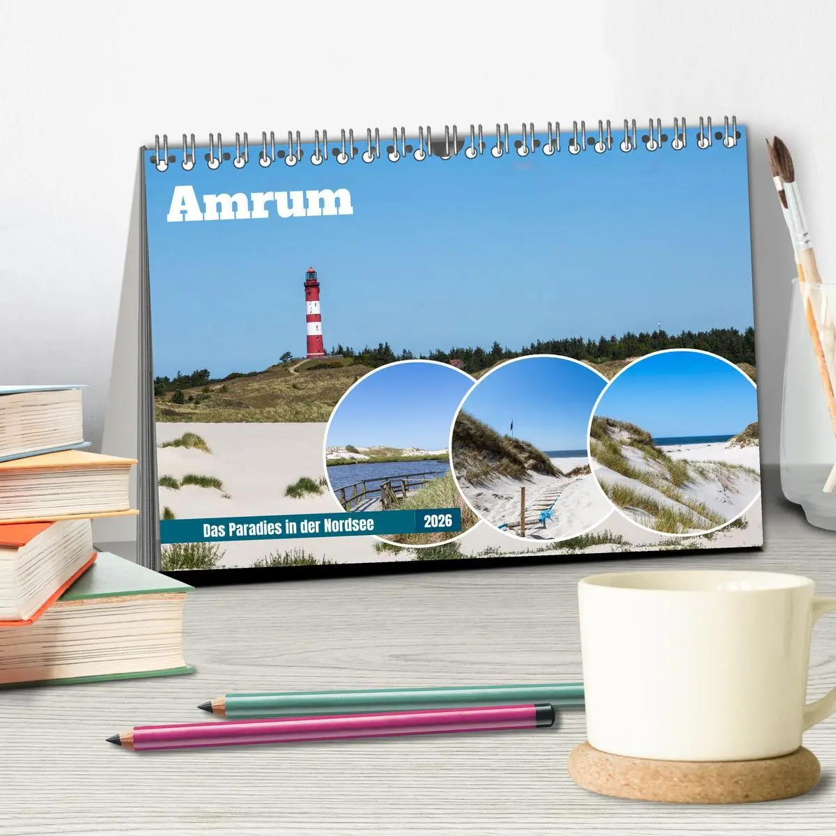 Bild: 9783457517963 | Amrum - Das Paradies in der Nordsee (Tischkalender 2026 DIN A5...