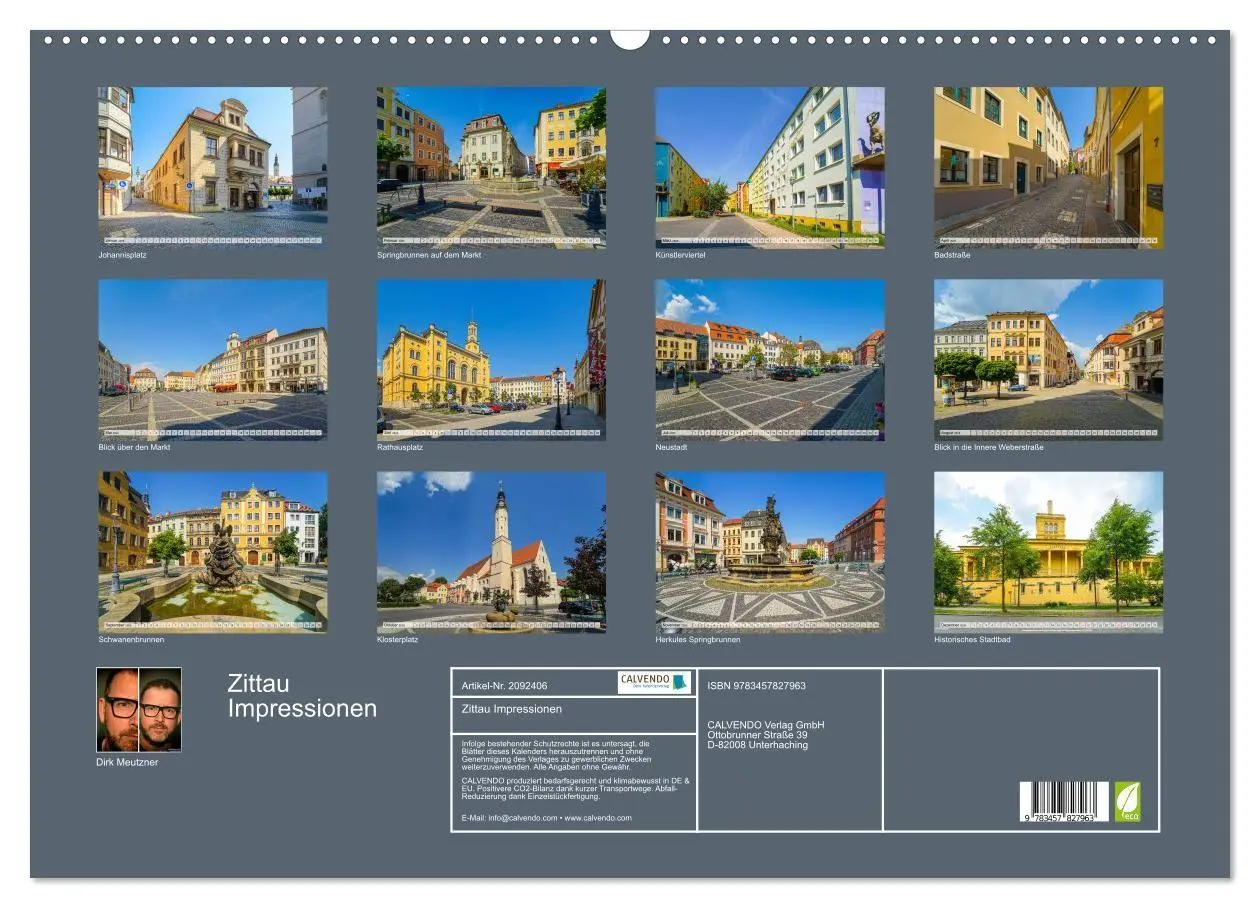 Bild: 9783457827963 | Zittau Impressionen (Wandkalender 2026 DIN A2 quer), CALVENDO...
