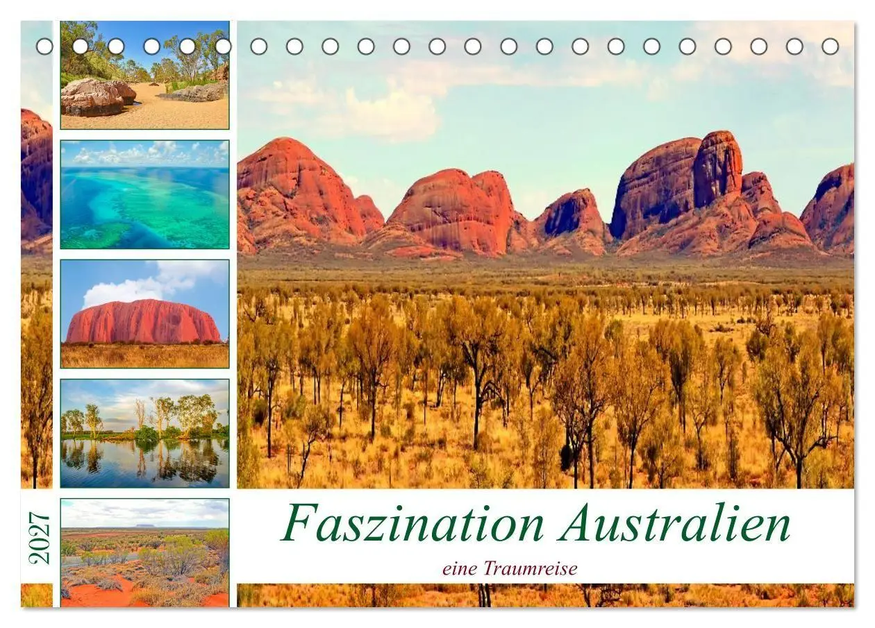 Cover: 9783594377963 | Faszination Australien - eine Traumreise (Tischkalender 2027 DIN A5...