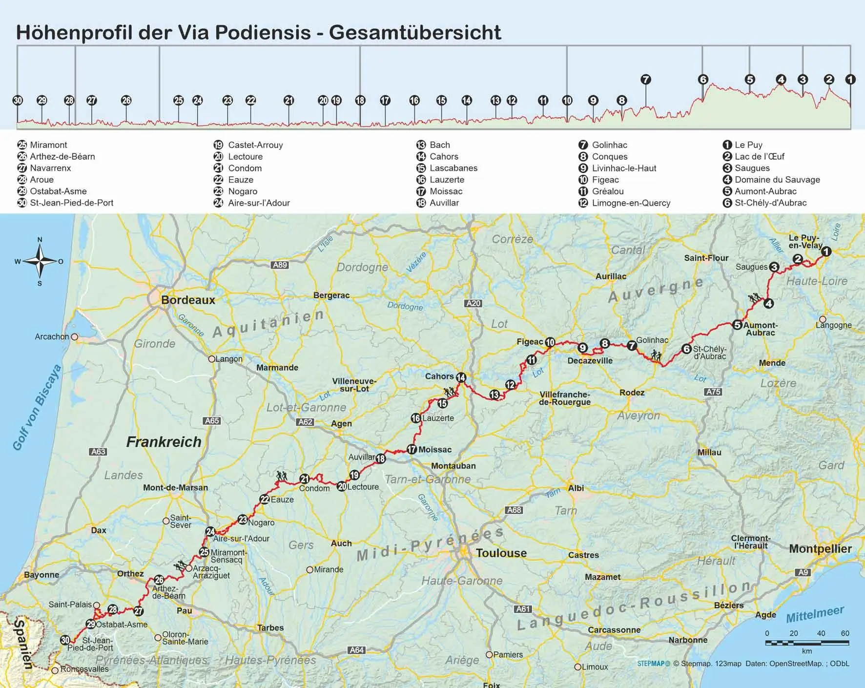 Bild: 9783866867963 | Frankreich: Jakobsweg Via Podiensis von Le Puy-en-Velay nach...