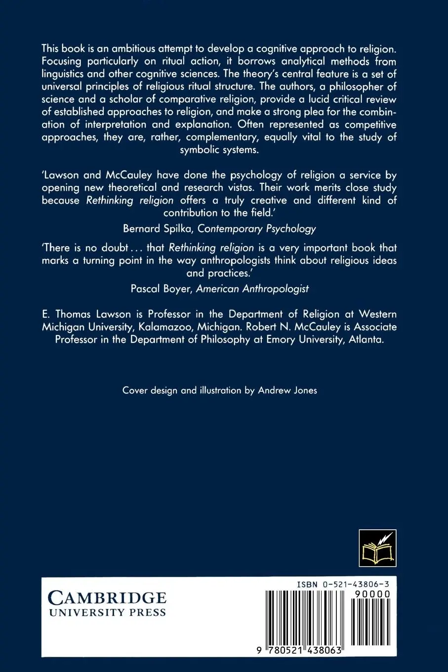Rückseite: 9780521438063 | Rethinking Religion | Connecting Cognition and Culture | Taschenbuch