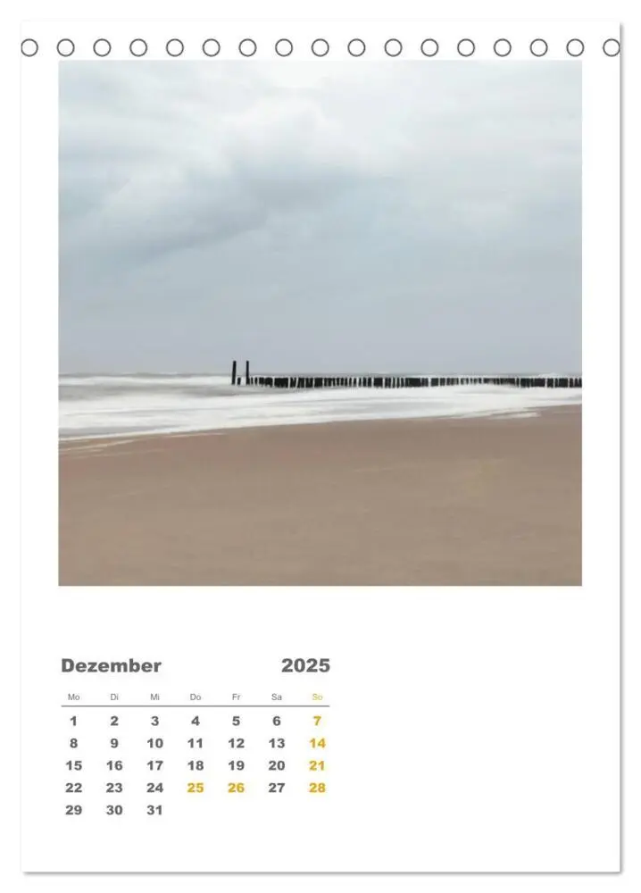 Bild: 9783457028063 | Hollands Strandparadies Zeeland (Tischkalender 2025 DIN A5 hoch),...