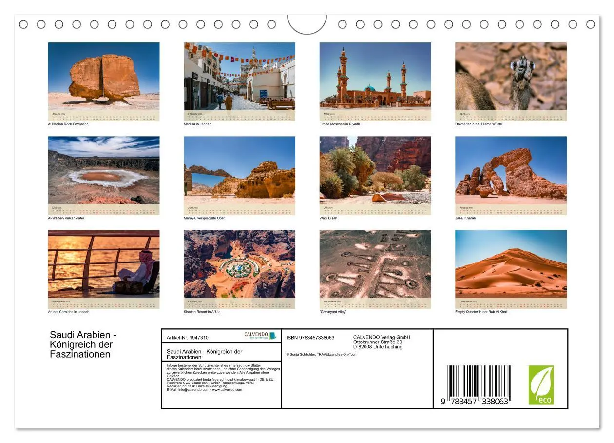 Bild: 9783457338063 | Saudi Arabien - Königreich der Faszinationen (Wandkalender 2026 DIN...