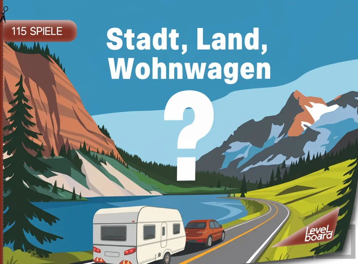Cover: 9783693198063 | Stadt, Land, Wohnwagen - 115 Spielblöcke | levelBoard Spiele | Buch
