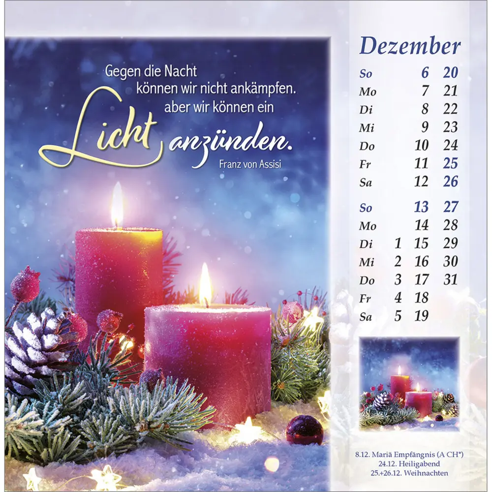 Bild: 9783754888063 | Licht vom unerschöpften Lichte 2026 | Kalender | Spiralbindung | 14 S.