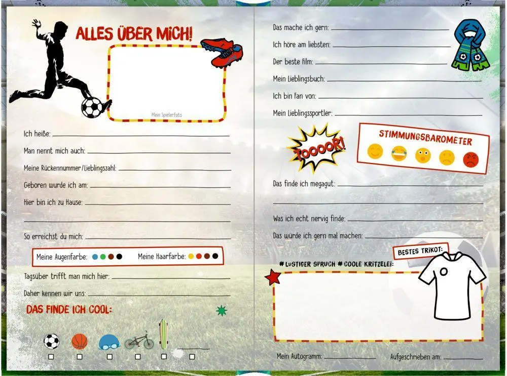 Bild: 4050003718163 | Freundebuch - Fußball - Meine Freunde | Felix Möller | Buch | 96 S.