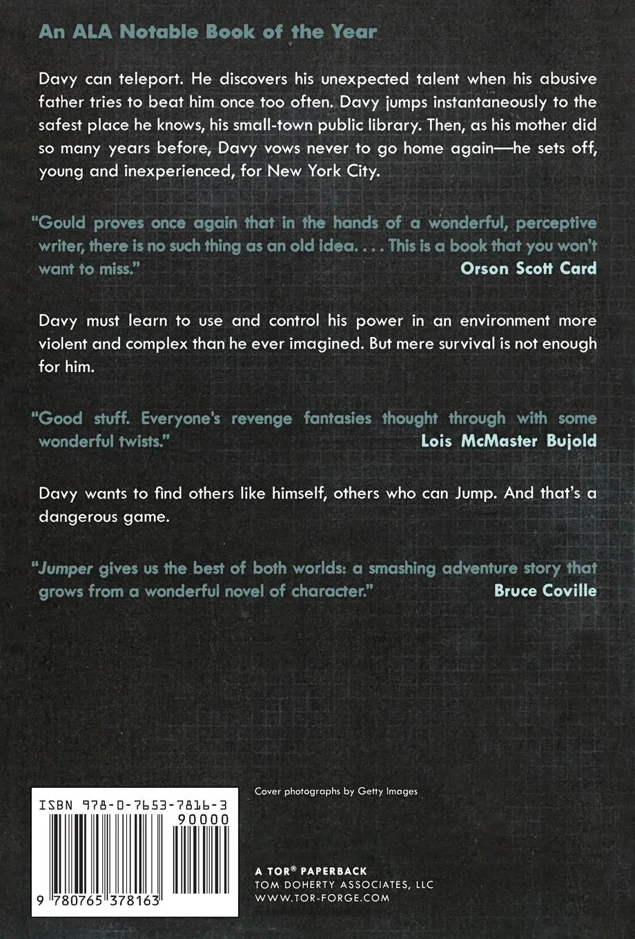 Rückseite: 9780765378163 | Jumper | Steven Gould | Taschenbuch | Englisch | 2014 | Tor Trade