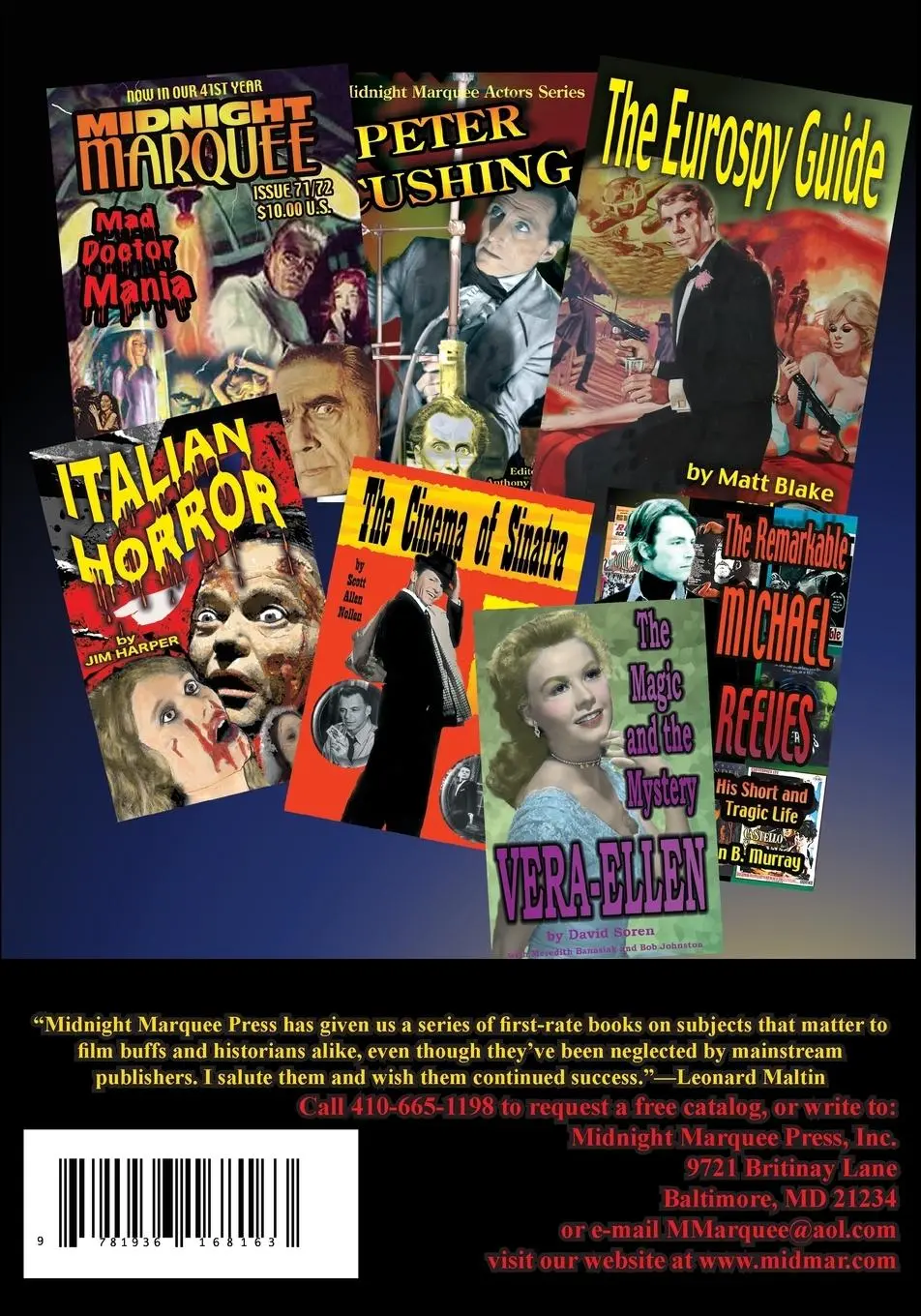Rückseite: 9781936168163 | Mad About Movies #4 | Gary J Svehla | Taschenbuch | Englisch | 2009