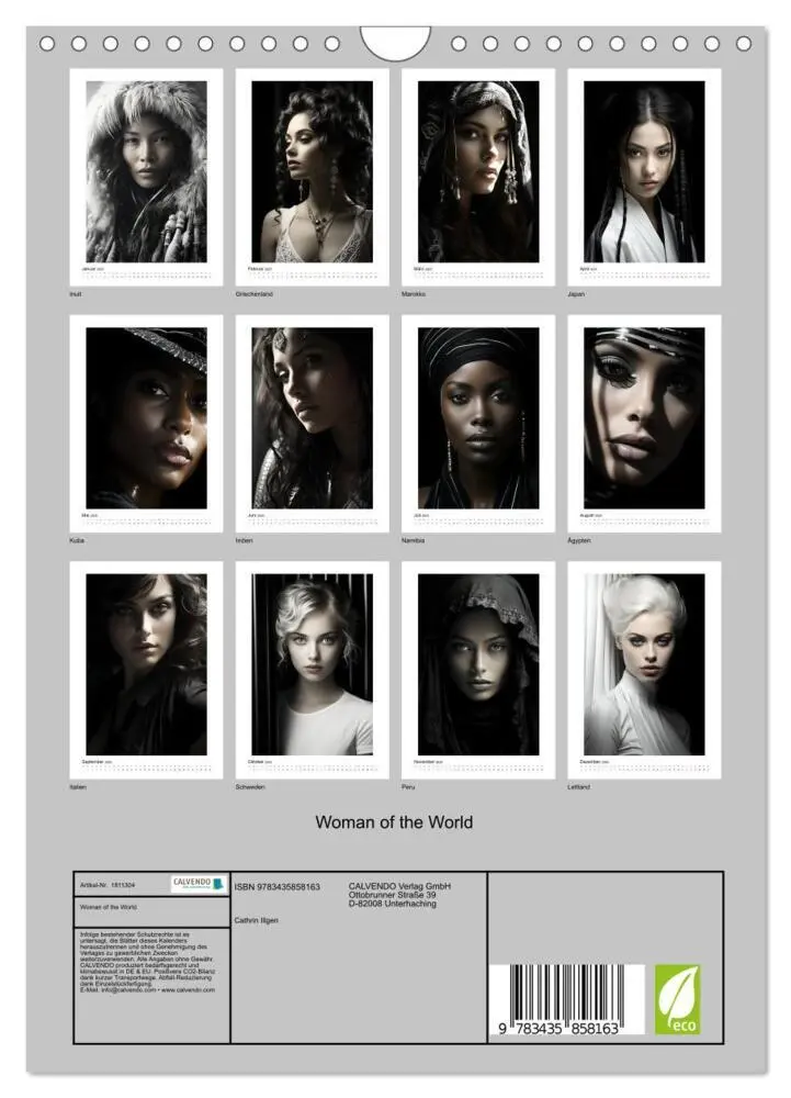 Bild: 9783435858163 | Woman of the World (Wandkalender 2025 DIN A4 hoch), CALVENDO...
