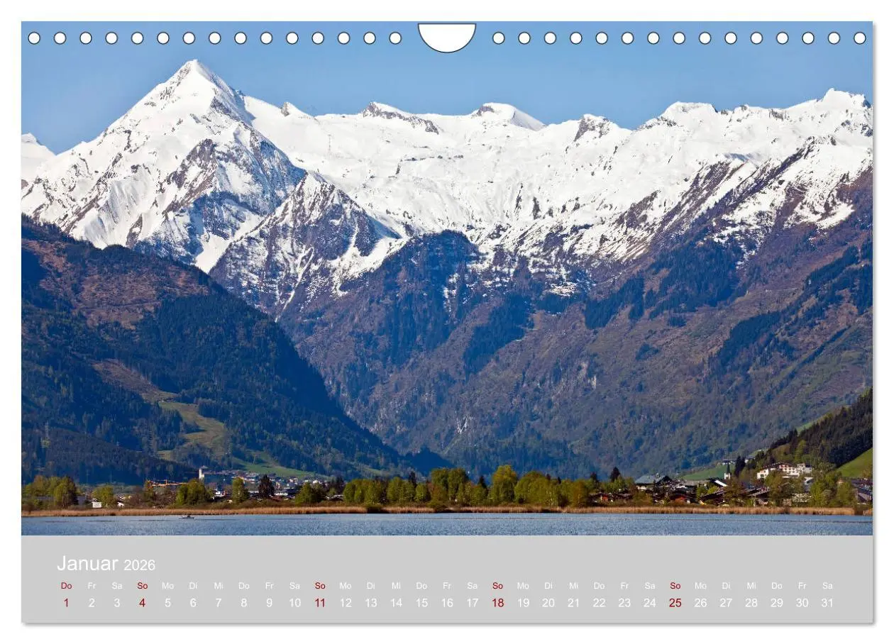 Bild: 9783457878163 | Grüße aus Zell am See (Wandkalender 2026 DIN A4 quer), CALVENDO...