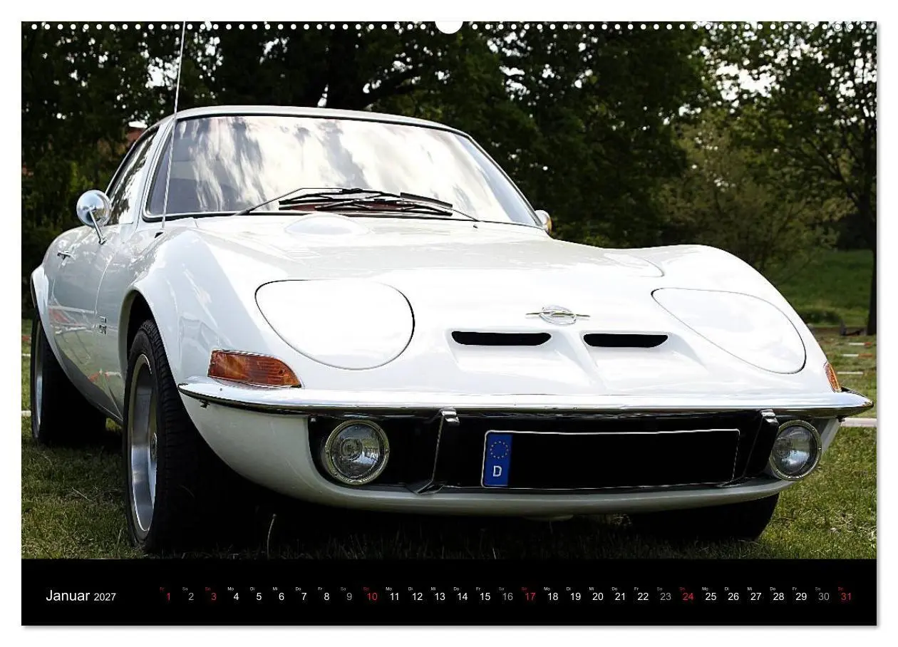 Bild: 9783594018163 | Opel GT Der Kalender (Wandkalender 2027 DIN A2 quer), CALVENDO...