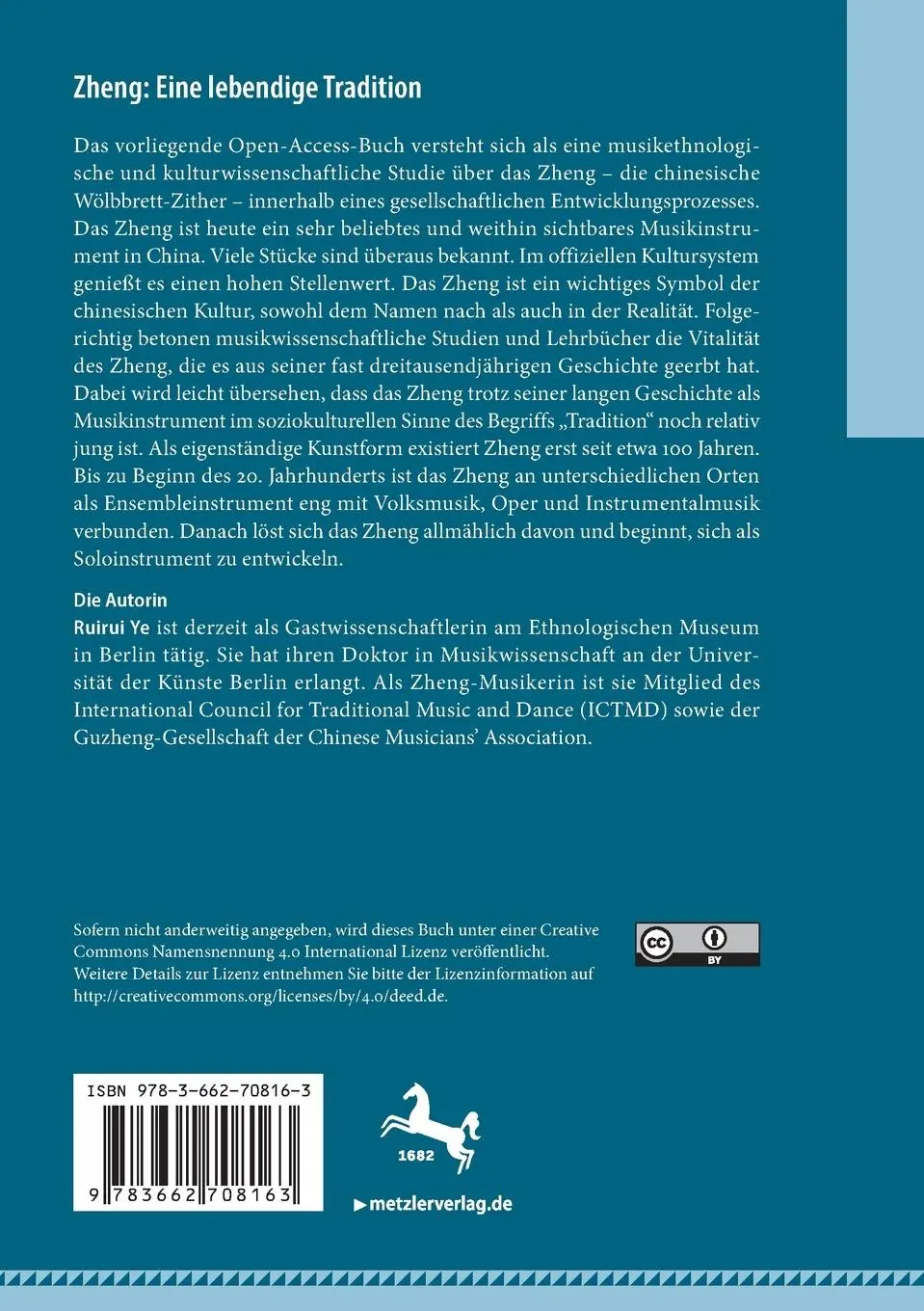 Rückseite: 9783662708163 | Zheng: Eine lebendige Tradition | Ruirui Ye | Taschenbuch | xliv