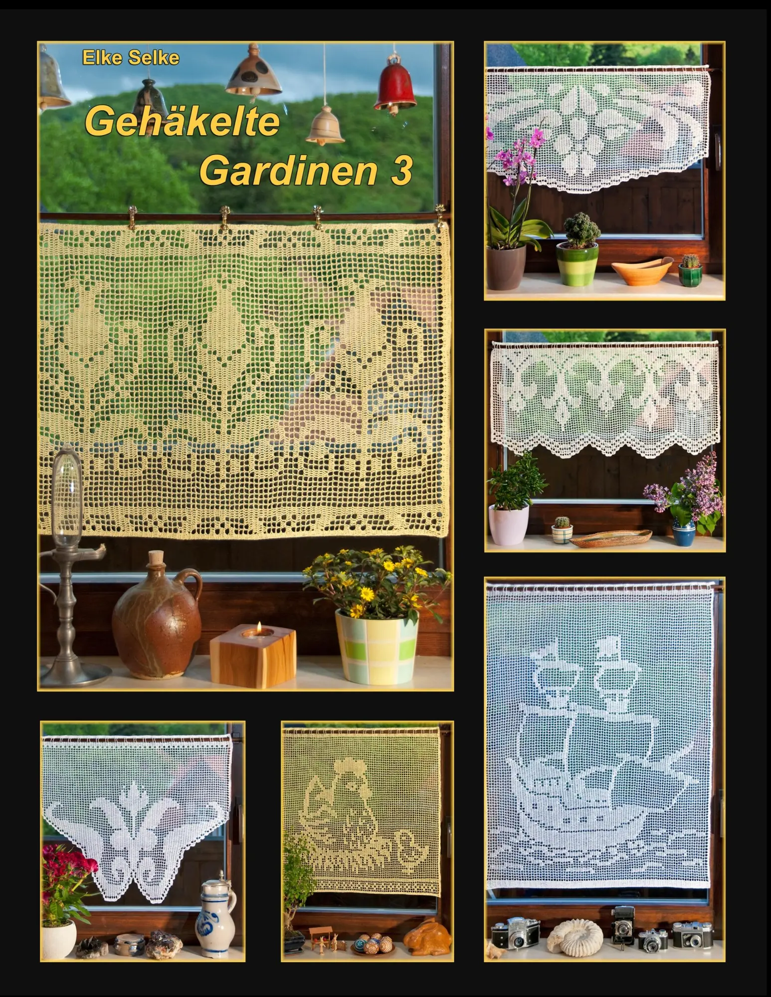 Cover: 9783732238163 | Gehäkelte Gardinen 3 | Elke Selke | Taschenbuch | 72 S. | Deutsch