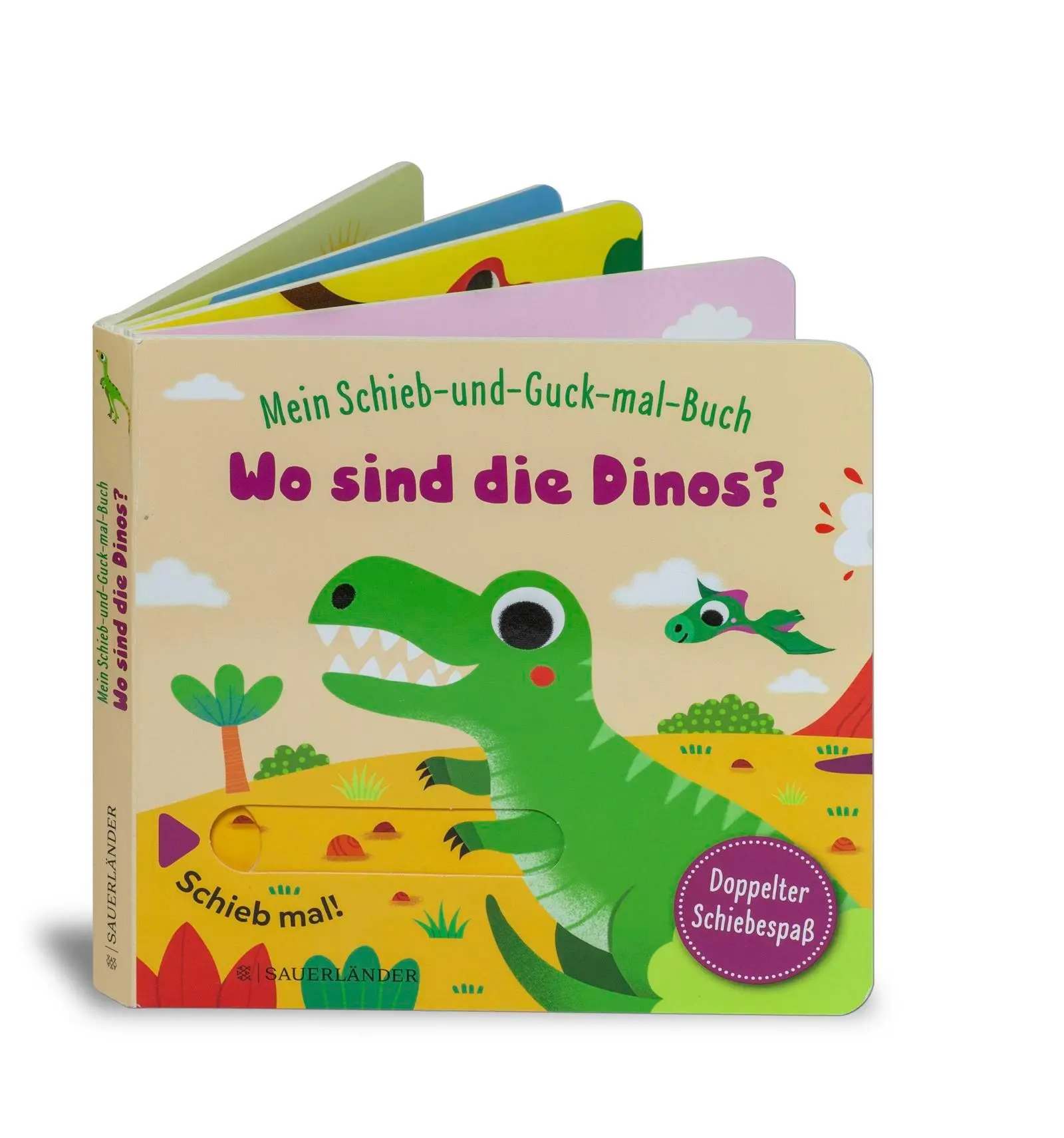 Bild: 9783737358163 | Mein Schieb &amp; Guck-mal-Buch: Wo sind die Dinos? | Stephanie Menge