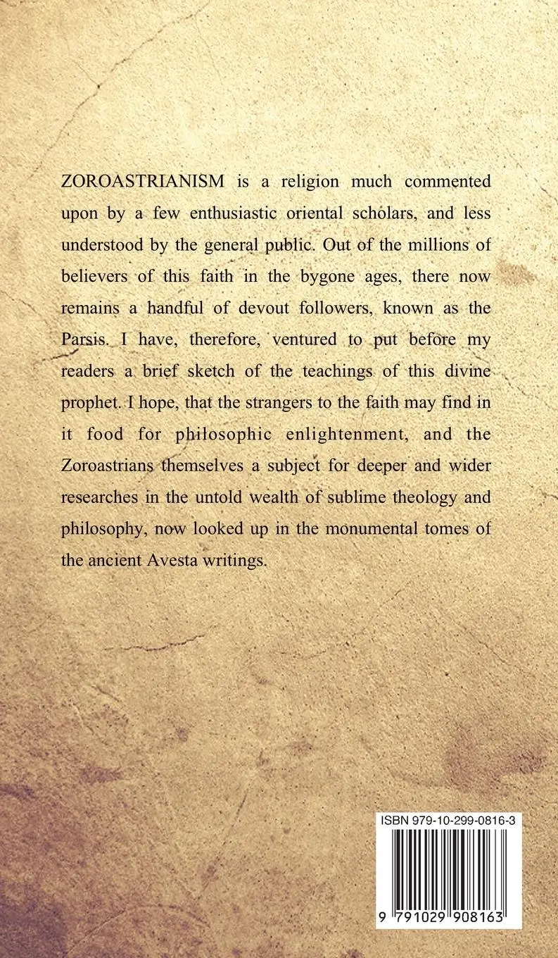 Rückseite: 9791029908163 | The Teachings of Zoroaster and the philosophy of the Parsi religion