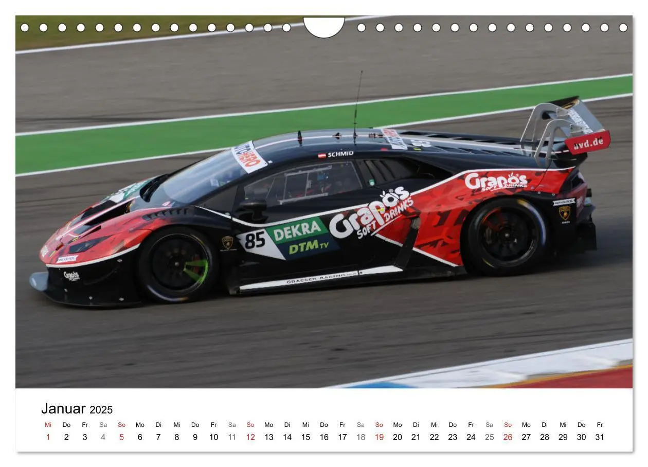Bild: 9783435778263 | Motorsport aus Sant'Agata (Wandkalender 2025 DIN A4 quer), CALVENDO...