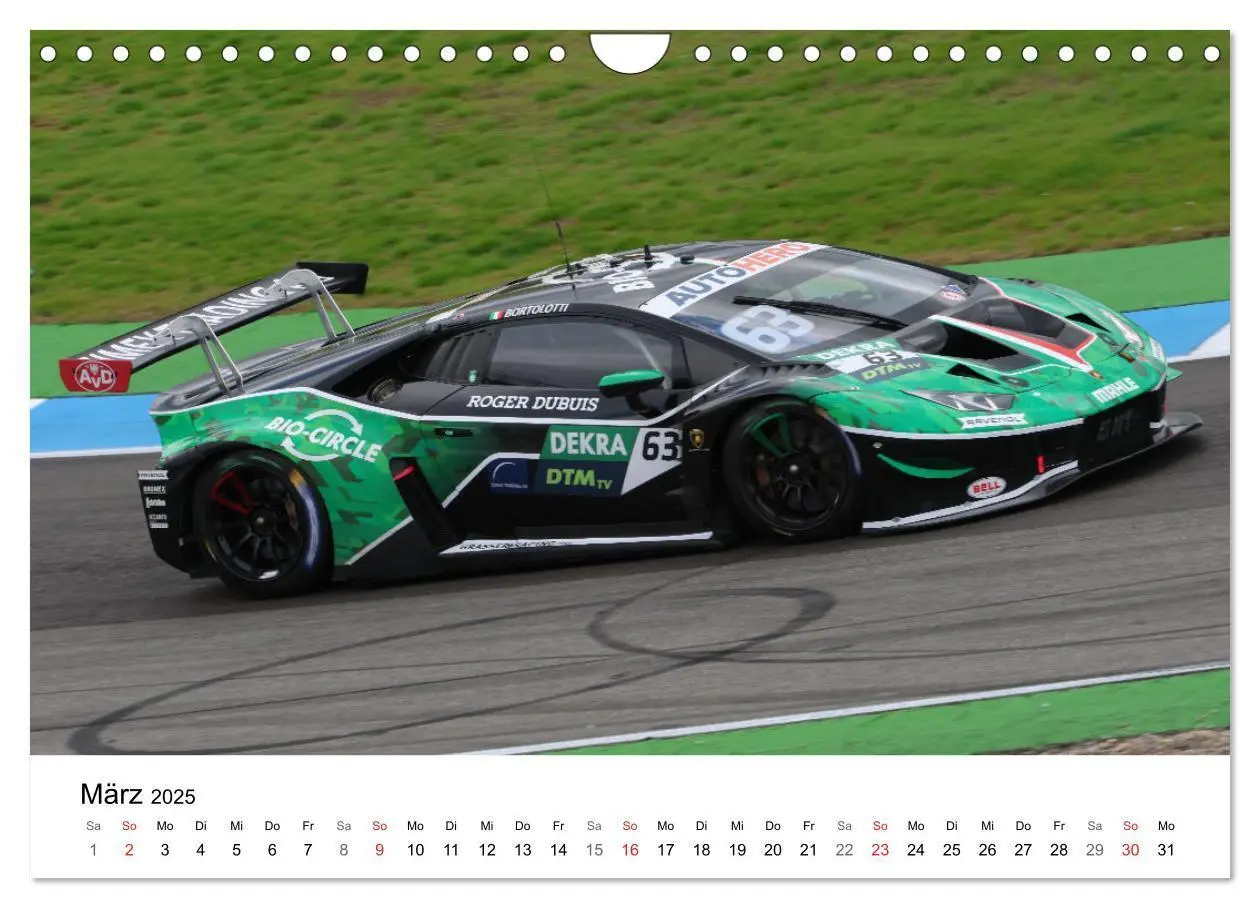 Bild: 9783435778263 | Motorsport aus Sant'Agata (Wandkalender 2025 DIN A4 quer), CALVENDO...