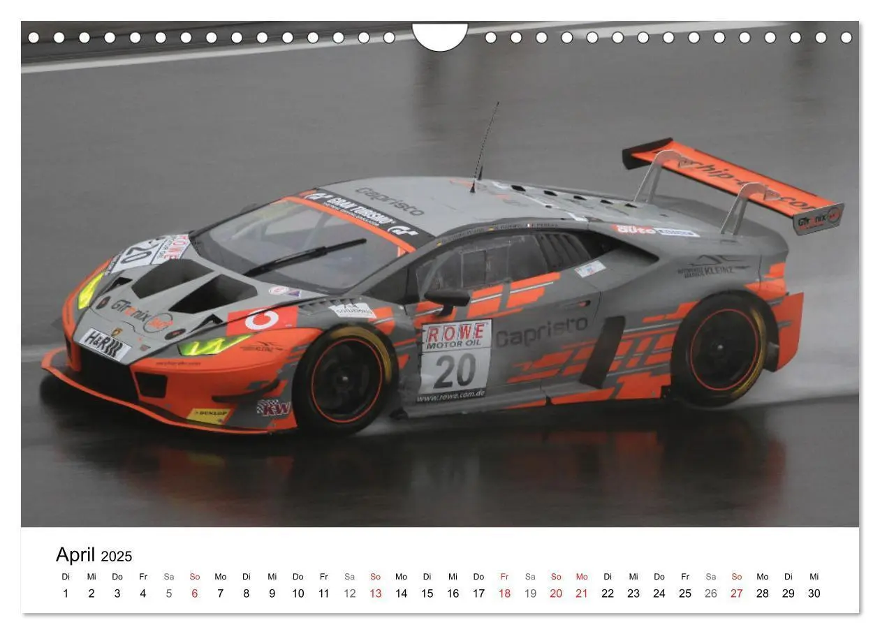 Bild: 9783435778263 | Motorsport aus Sant'Agata (Wandkalender 2025 DIN A4 quer), CALVENDO...