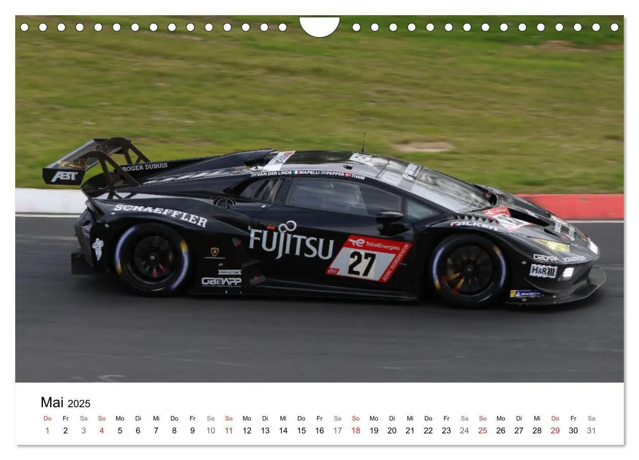 Bild: 9783435778263 | Motorsport aus Sant'Agata (Wandkalender 2025 DIN A4 quer), CALVENDO...
