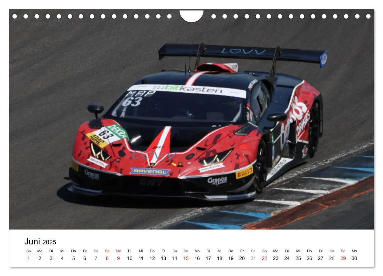 Bild: 9783435778263 | Motorsport aus Sant'Agata (Wandkalender 2025 DIN A4 quer), CALVENDO...