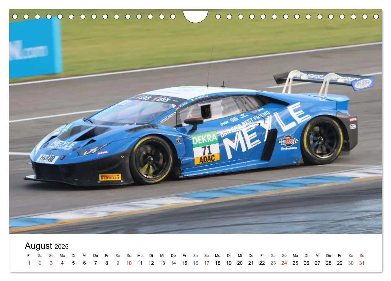 Bild: 9783435778263 | Motorsport aus Sant'Agata (Wandkalender 2025 DIN A4 quer), CALVENDO...