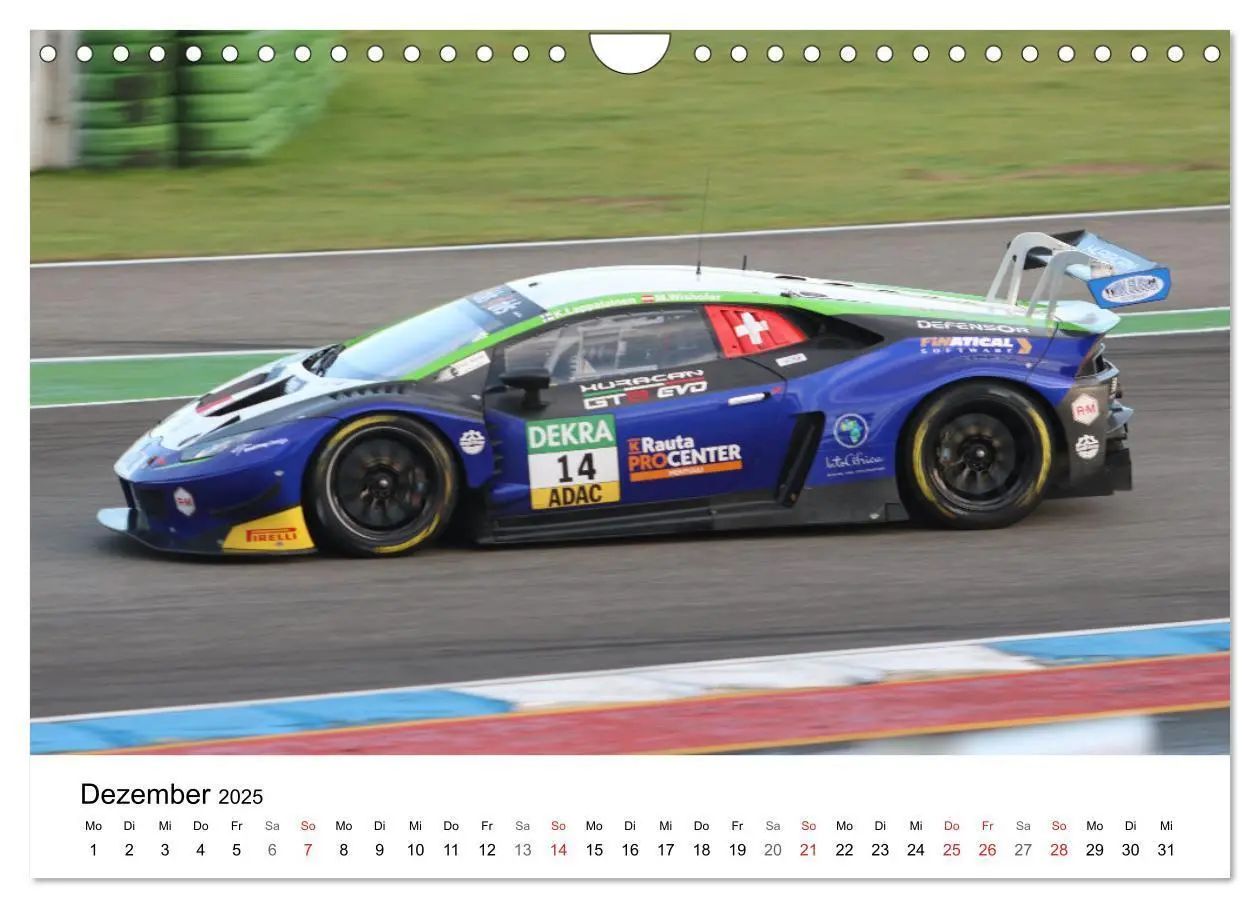 Bild: 9783435778263 | Motorsport aus Sant'Agata (Wandkalender 2025 DIN A4 quer), CALVENDO...