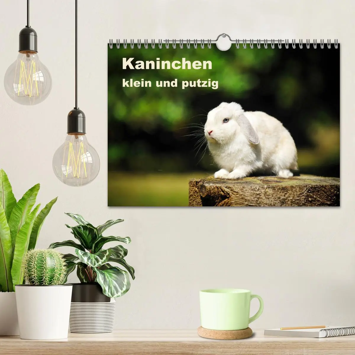 Bild: 9783457938263 | Kaninchen klein und putzig (Wandkalender 2026 DIN A4 quer),...