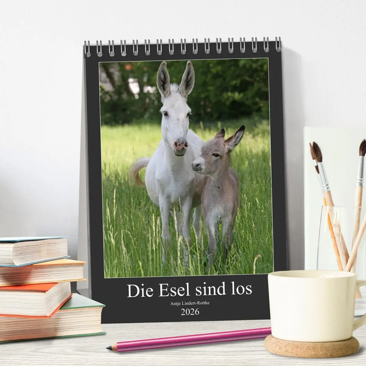 Bild: 9783516408263 | Die Esel sind los (Tischkalender 2026 DIN A5 hoch), CALVENDO...