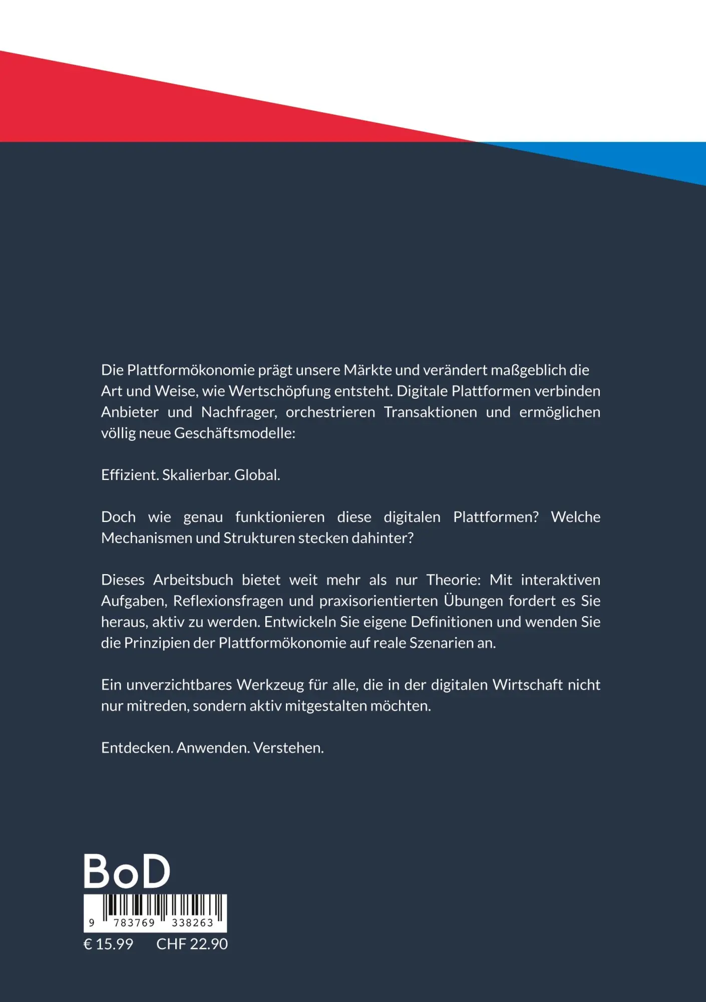 Rückseite: 9783769338263 | Essentials der Plattformökonomie | Daniel Jung | Taschenbuch | 108 S.