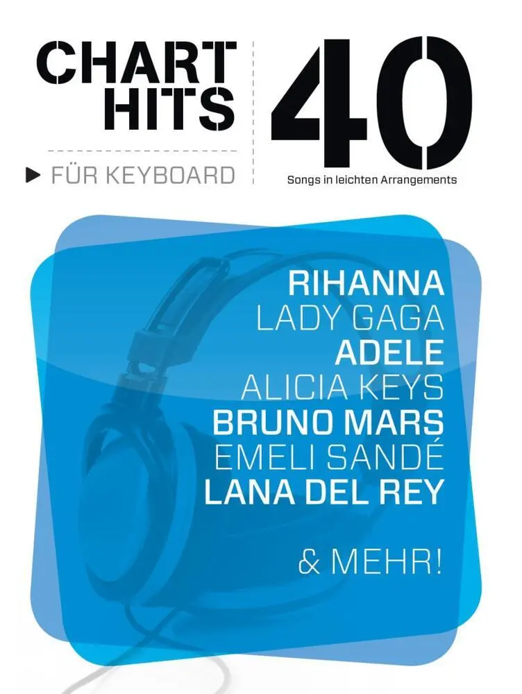 Cover: 9783865438263 | 40 Chart-Hits für Keyboard - In leichten Arrangements | Bosworth Music