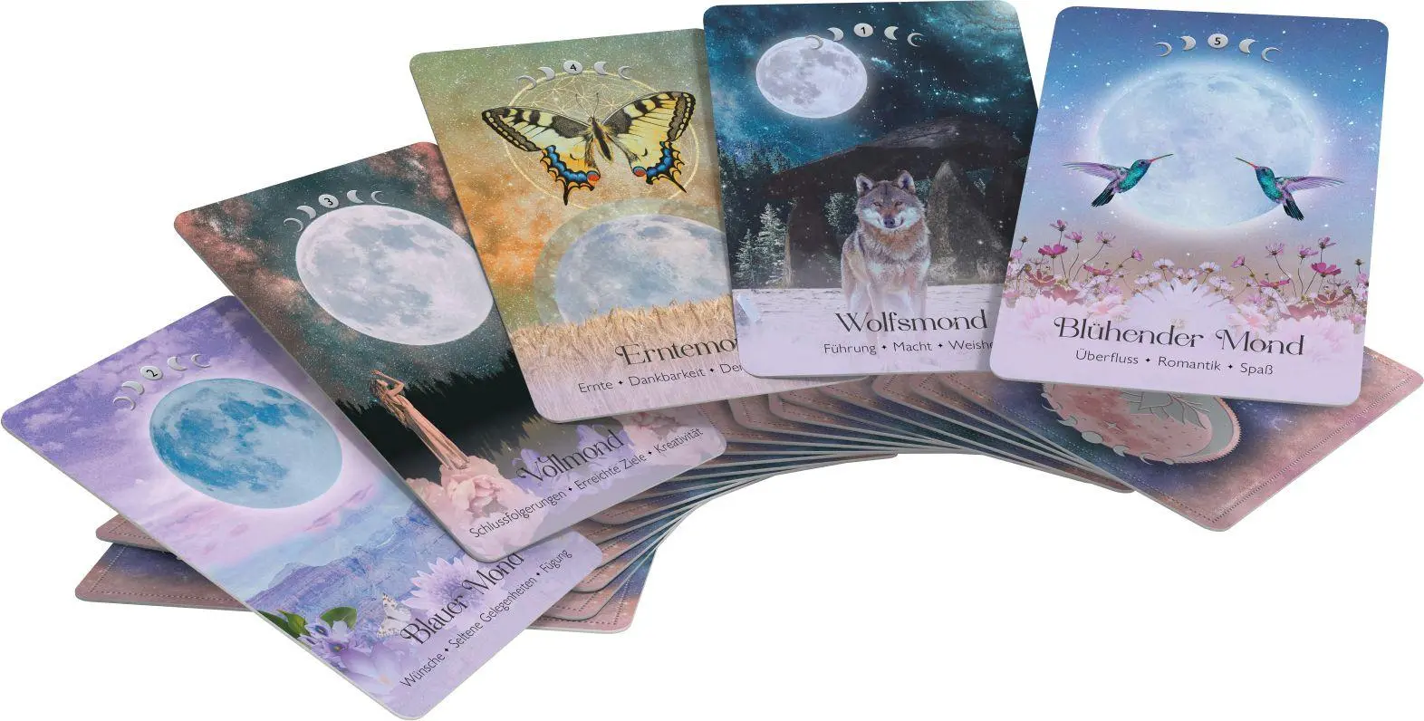 Bild: 9783868268263 | Lunar Magic Orakel - 40 Mondorakel-Karten mit Booklet (Deutsch) | Buch